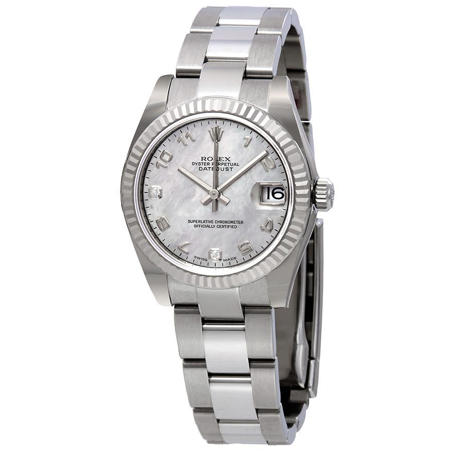 Replica Rolex Lady Datejust Watches 178274WGDMADO