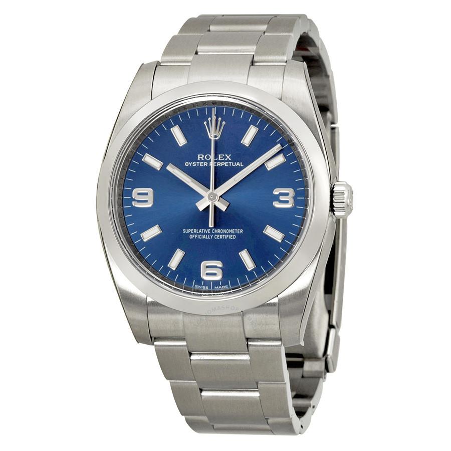 Replica Oyster Perpetual Oyster Perpetual 34 Watches 114200BLASO