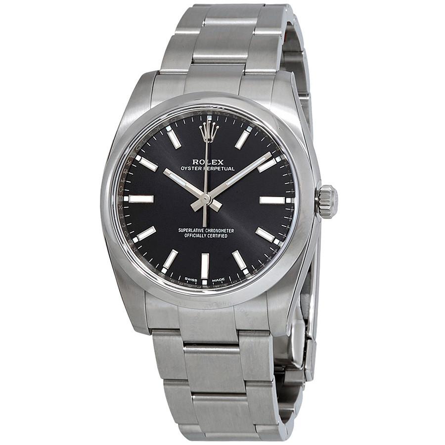 Replica Oyster Perpetual Oyster Perpetual 34 Watches 114200BKSO