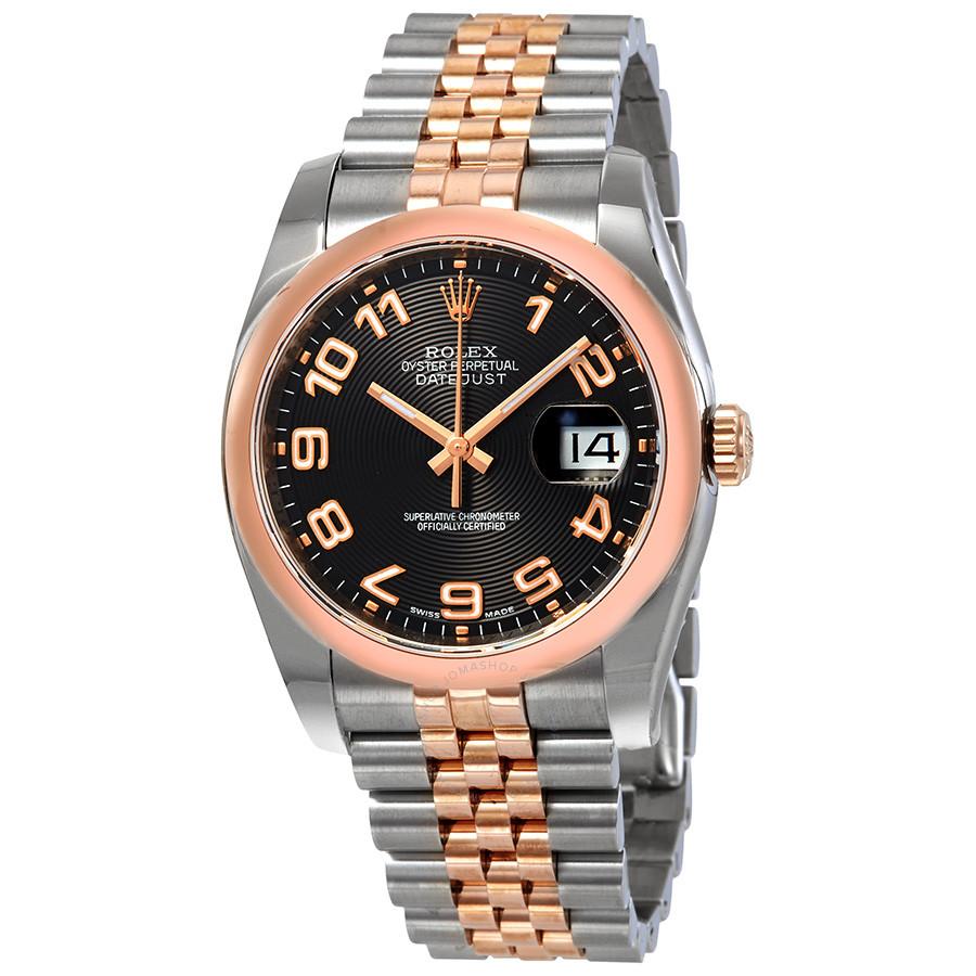 Replica Rolex Datejust Watches 116201BKCAJ